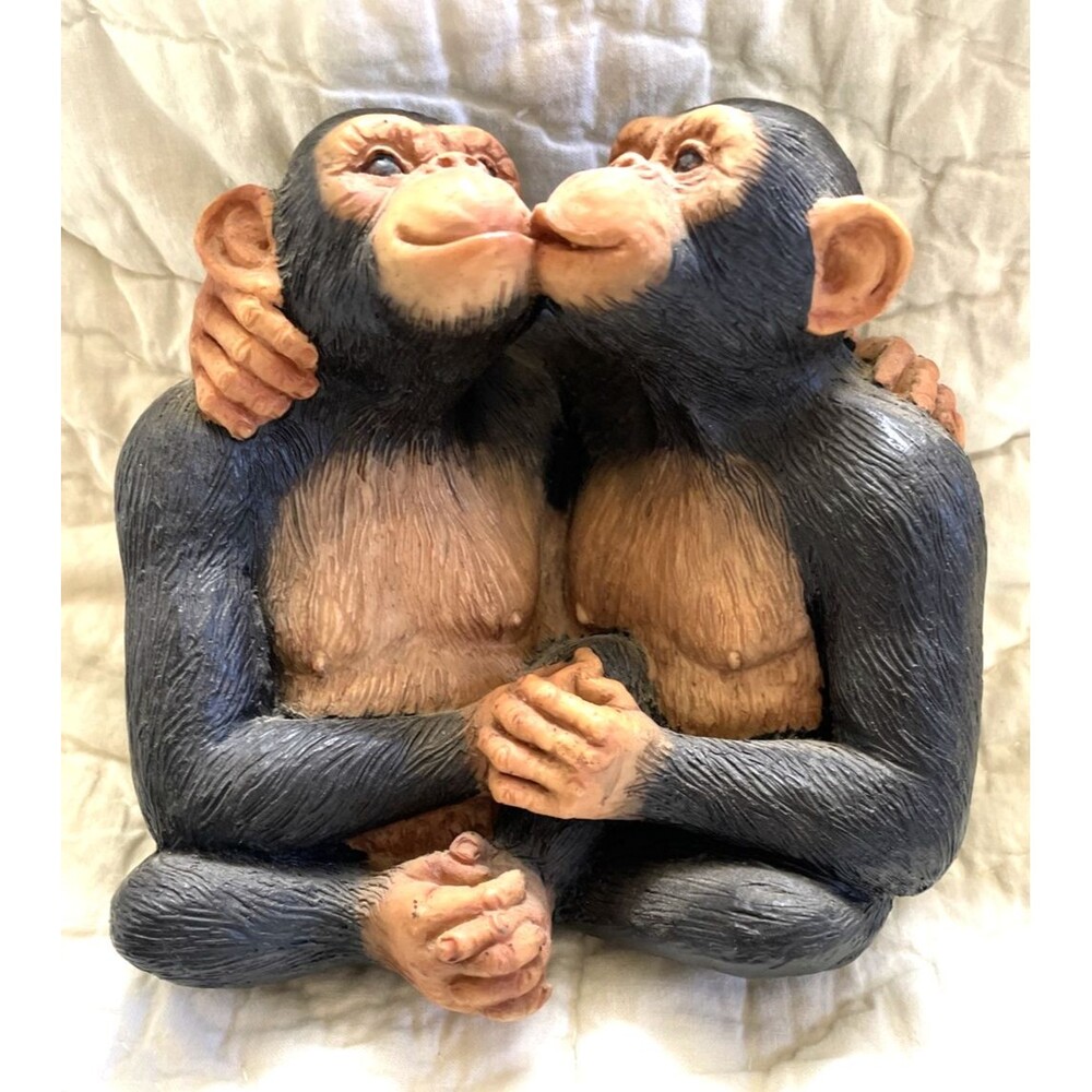 Chimpanzee Figurine Statue Chimp Primate Animals